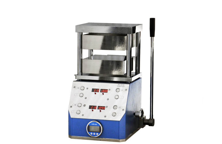 JSP-600HA系列一體式手動熱(rè)壓機（數顯） 雙平闆手動熱(rè)壓機 實驗室熱(rè)壓壓樣機 300℃/500℃